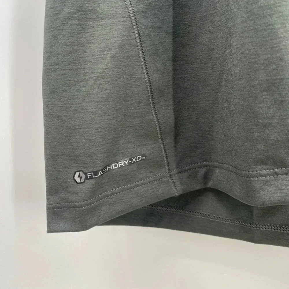The‎ North Face Men's Flash-XD Athletic T-Shirt 2XL Gray Black Short Sleeve Tee